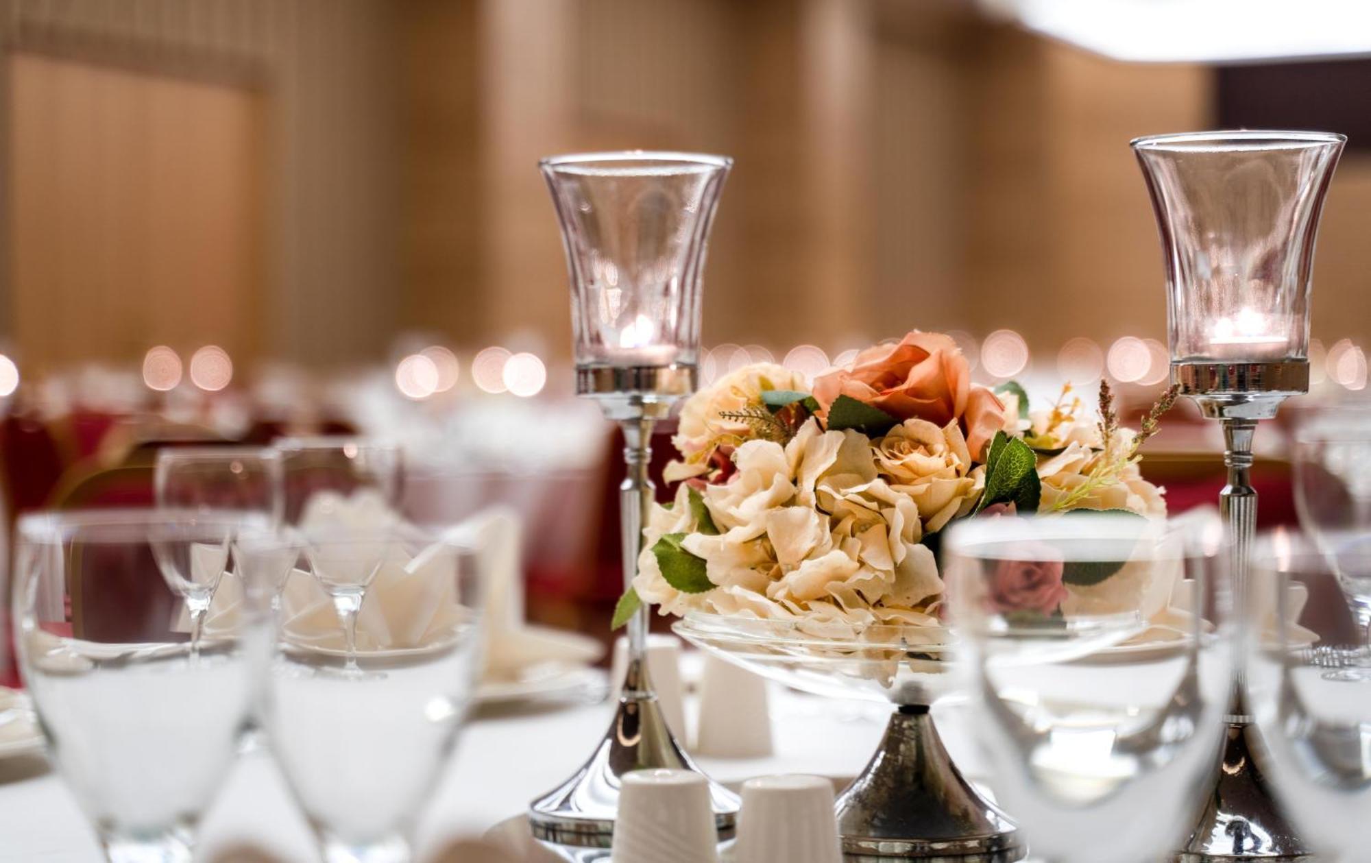 Concorde Tower Hotel & Casino Nicosia Ngoại thất bức ảnh A table set for a formal dinner